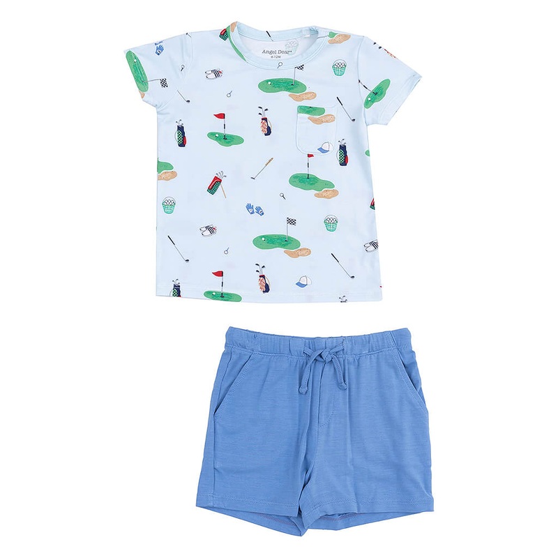 Crew Neck Short Set Golf Things