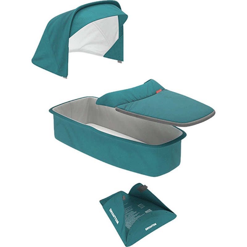 Greentom Carrycot Fabric & Mattress Set – Teal