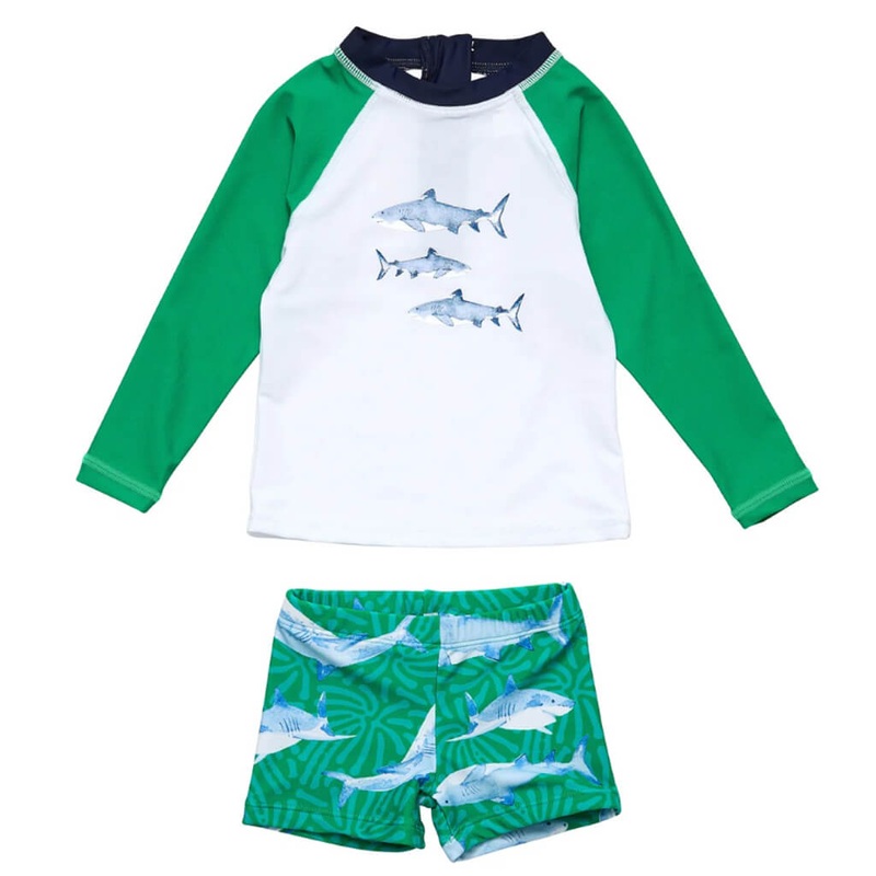 Baby Long Sleeve Set Reef Shark