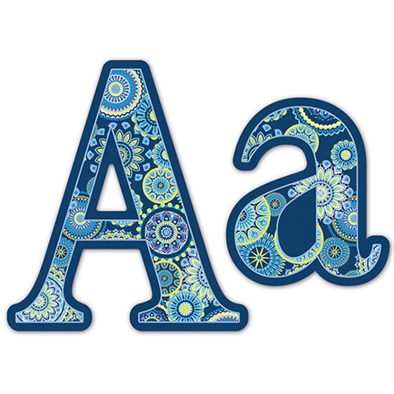 Blue Harmony Circle Letters Deco Letters
