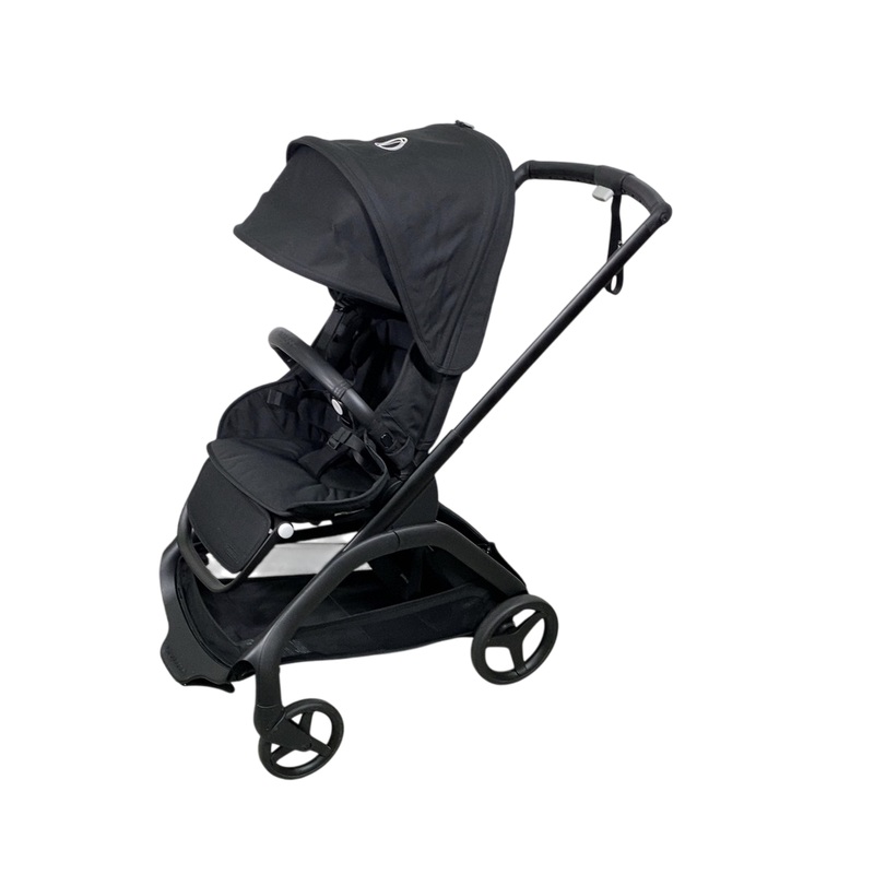 Bugaboo Dragonfly Stroller, 2023, Black, Midnight Black, Midnight Black