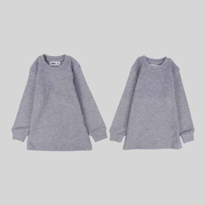 Grey Long-Sleeved Thermal Top Pack