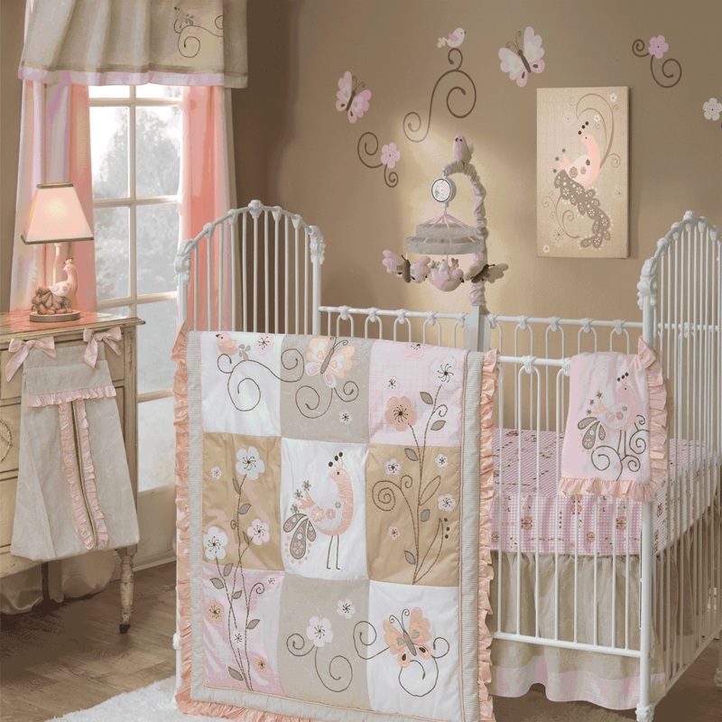 Lambs & Ivy Fawn 5 Piece Crib Bedding Set