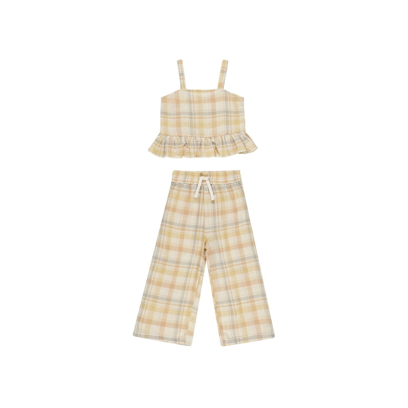 Rylee + Cru Kayli Set – Pastel Plaid