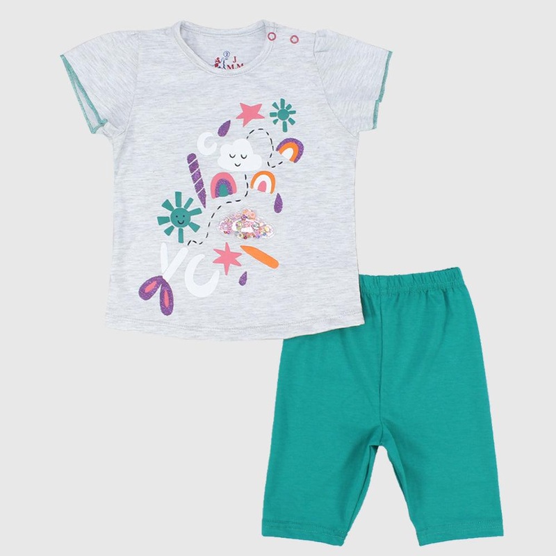 Sleepy Cloud Short-Sleeved Pajama