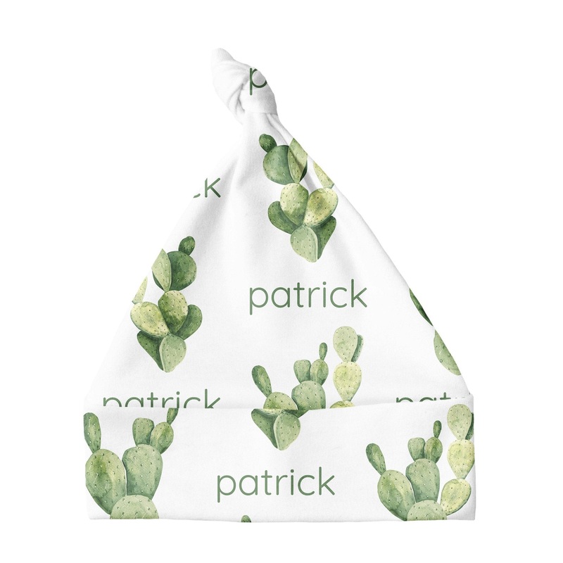 Sugar + Maple Knotted Baby Hat – Cactus