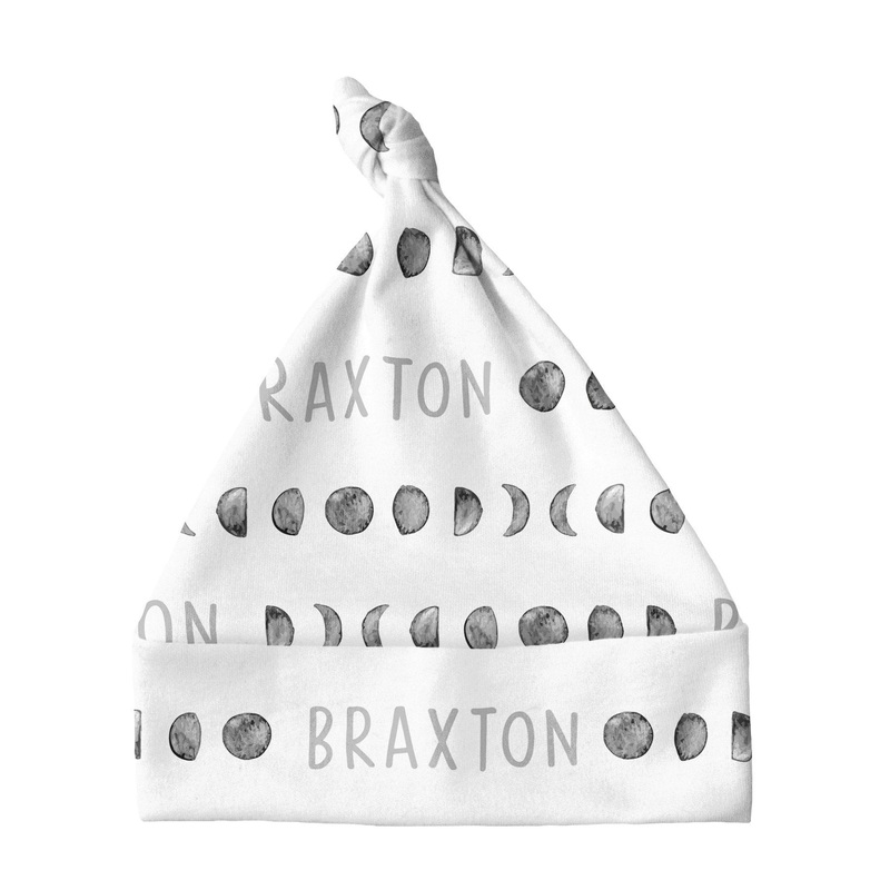 Sugar + Maple Knotted Baby Hat – Moon Phases