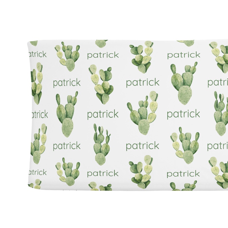 Sugar + Maple Changing Pad Cover – Cactus