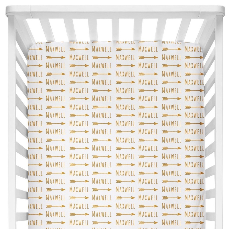 Sugar + Maple Crib Sheet – Arrow