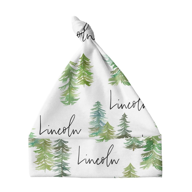 Sugar + Maple Knotted Baby Hat – Pine Tree