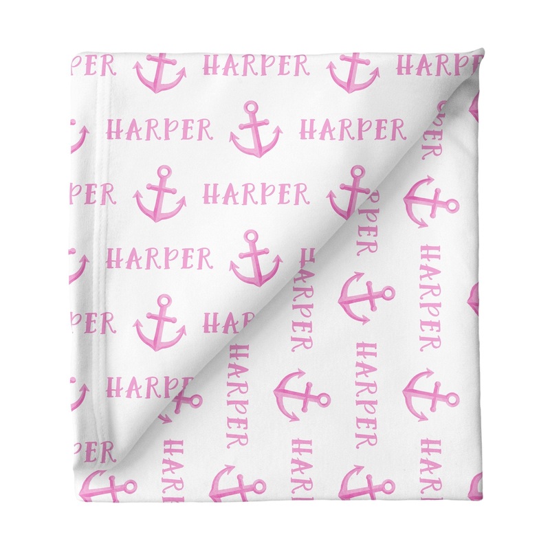 Sugar + Maple Large Stretchy Blanket – Anchor Pink