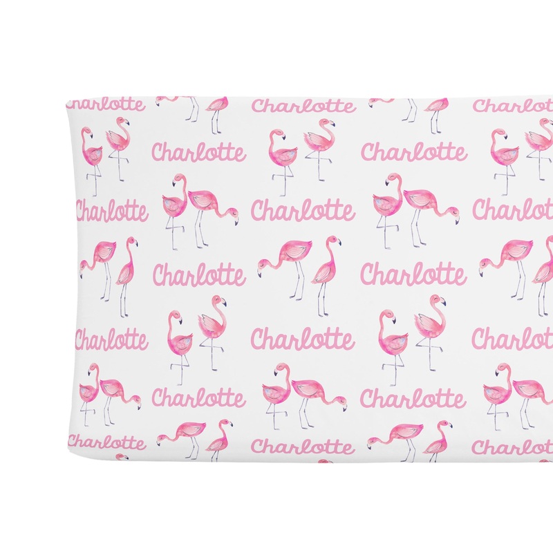 Sugar + Maple Changing Pad Cover – Flamingo
