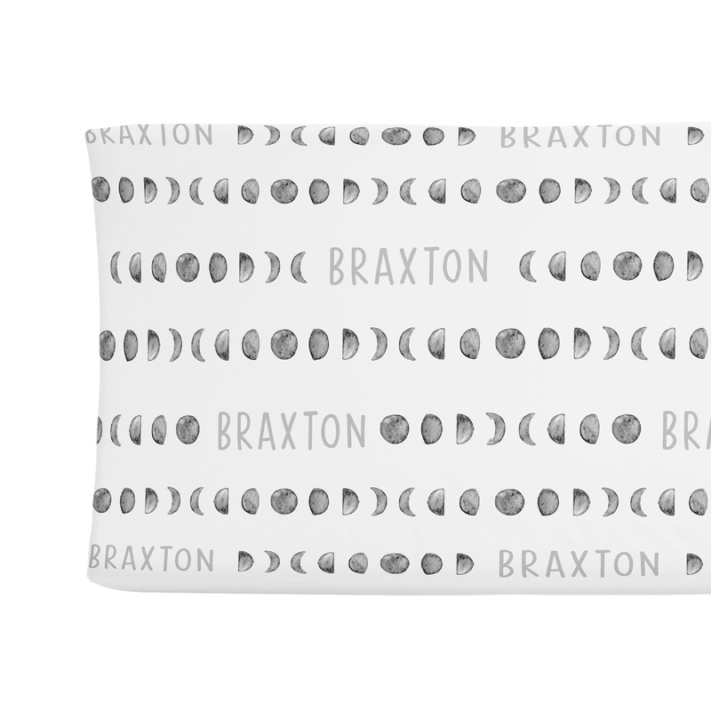 Sugar + Maple Changing Pad Cover – Moon Phase
