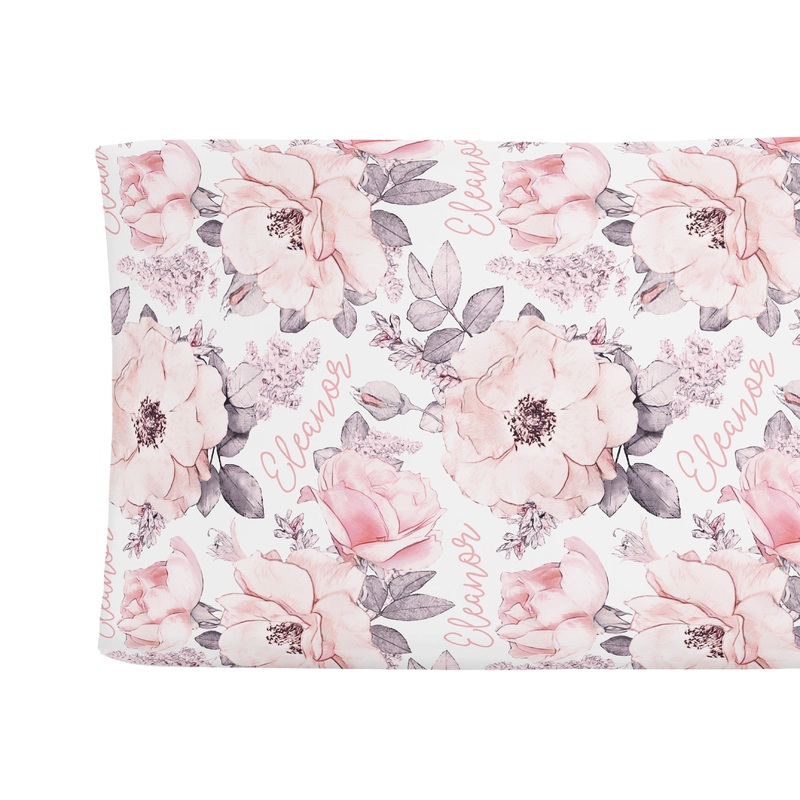 Sugar + Maple Changing Pad Cover – Wallpaper Floral