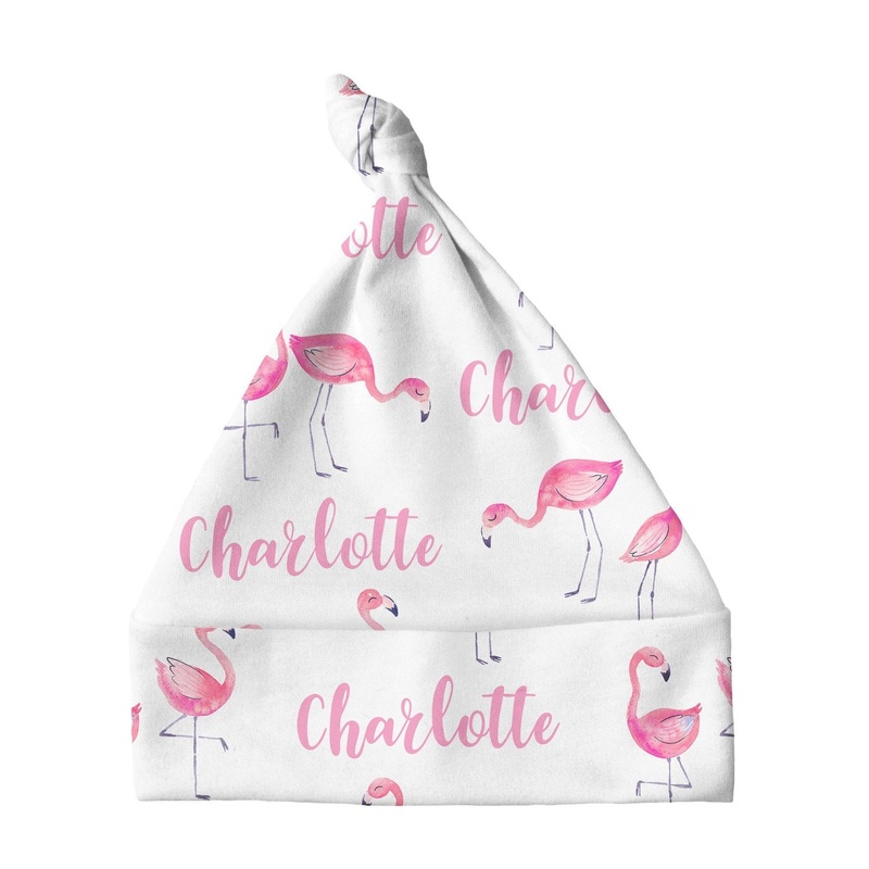 Sugar + Maple Knotted Baby Hat – Flamingo