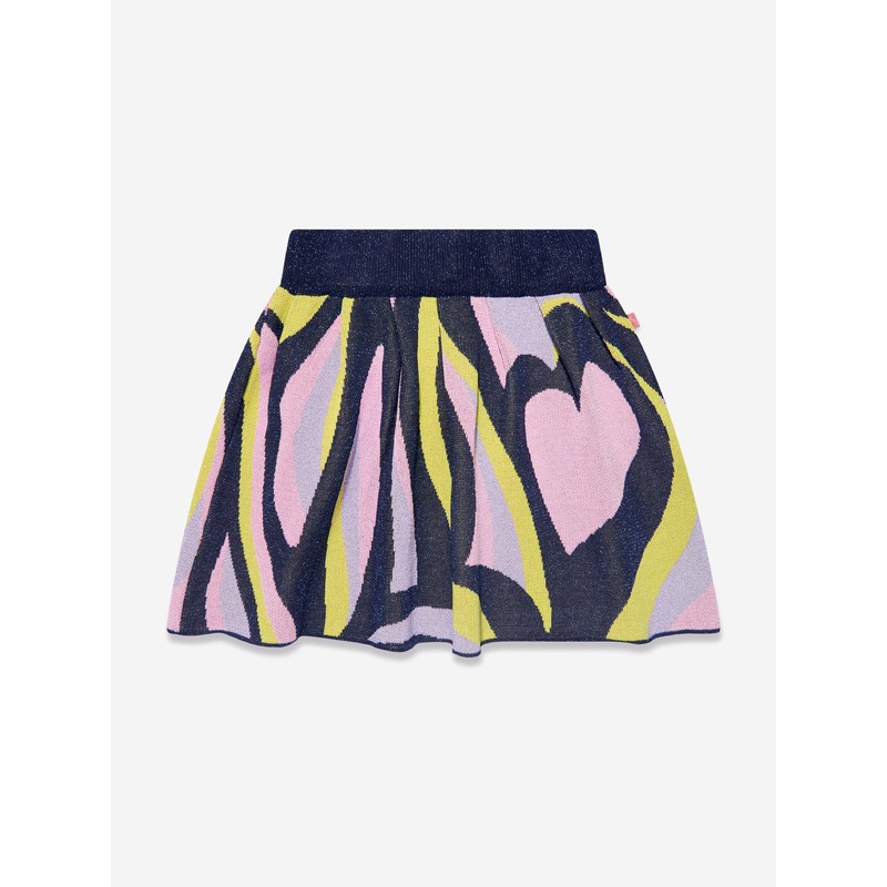 Billieblush Girls Heart Knitted Skirt in Lilac