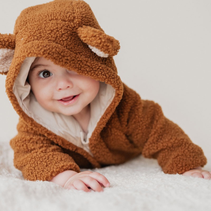 Bebe Mateo Plush Teddy Onesie