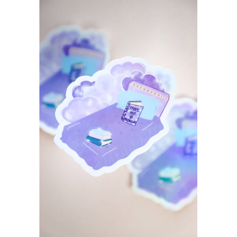 Taylor Swift Meet Me At Midnight Holographic Sticker