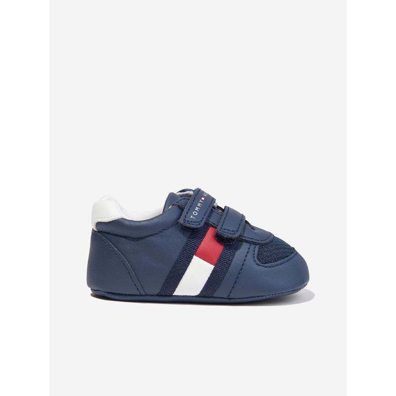 Tommy Hilfiger Baby Boys Flag Velcro Trainers in Blue NZZ9710442506