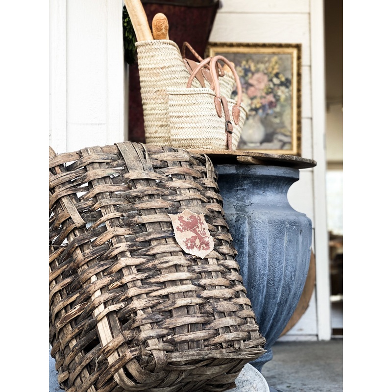 Antique French Grape Basket