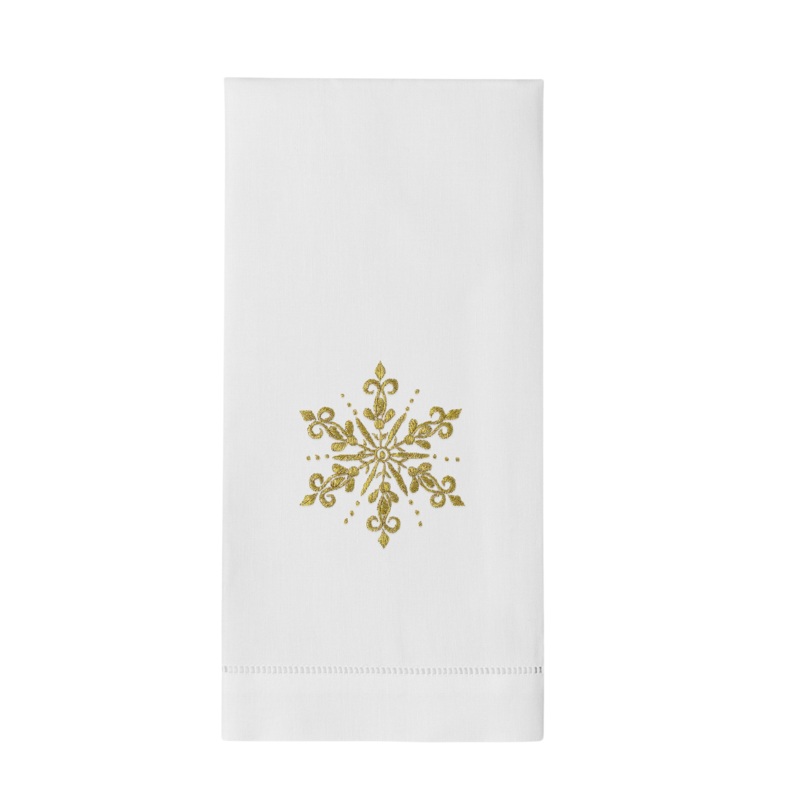 Snowflake Gold Hand Towel