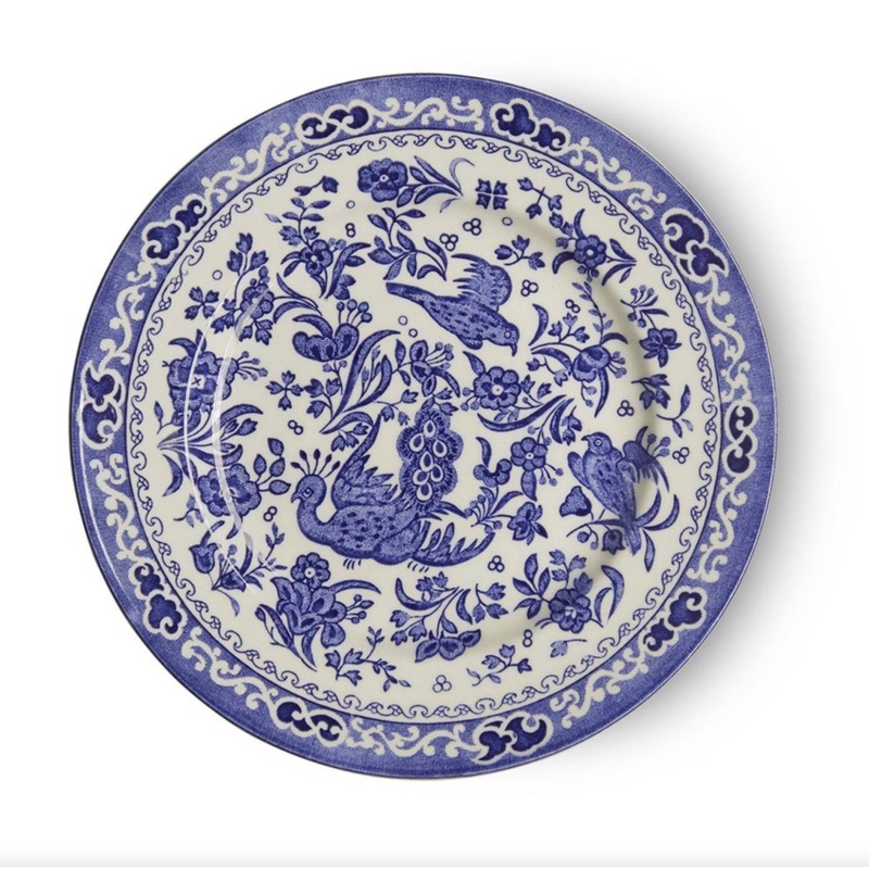 Blue Regal Peacock – Plate Small
