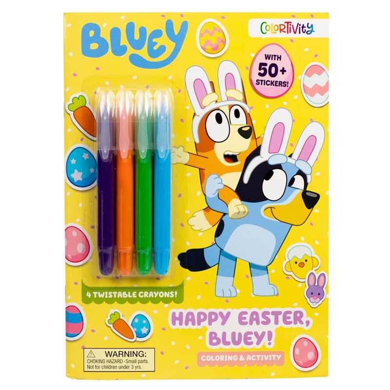 Bluey Colortivity: Happy Easter, Bluey!