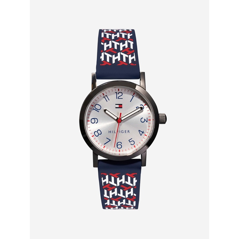 Tommy Hilfiger Boys TH Logo Watch in Navy (29mm)