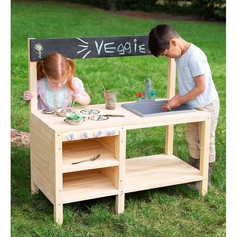 Wooden Mud Kitchen with Accessories [IN STORE PICK-UP ONLY]