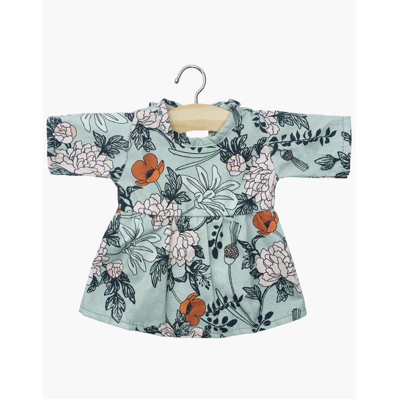 Babies  Faustine long-sleeved cotton dress Luxury roses