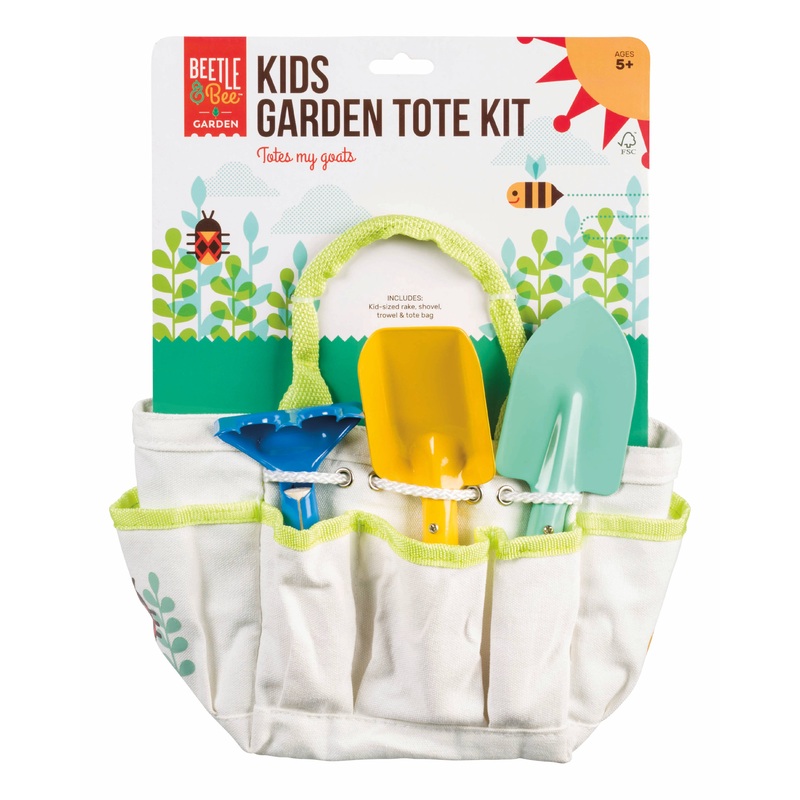 Beetle & Bee Kids Garden Tote Kit