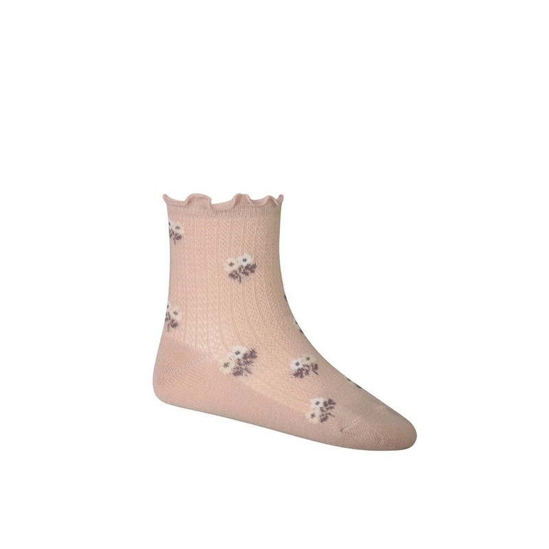 Alison Frill Ankle Sock | Dusky Rose