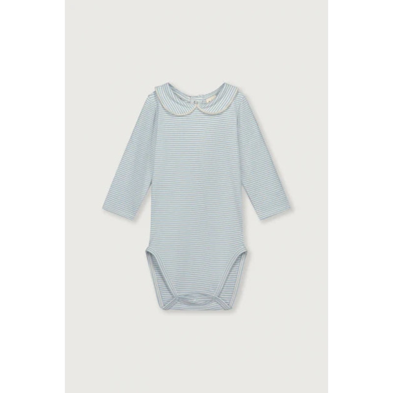 Baby Collar Onesie | Sky Cream