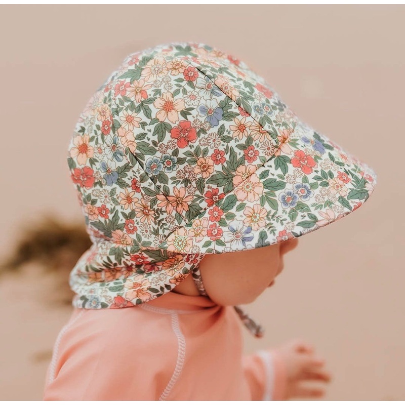 Bedhead Hat | Girls Beach Legionnaire Hat | Flower