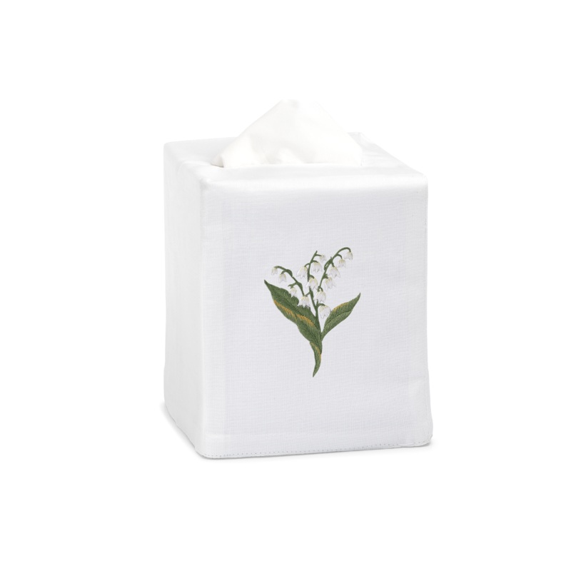 Lily of the Valley Botanical Tissue Box Cover