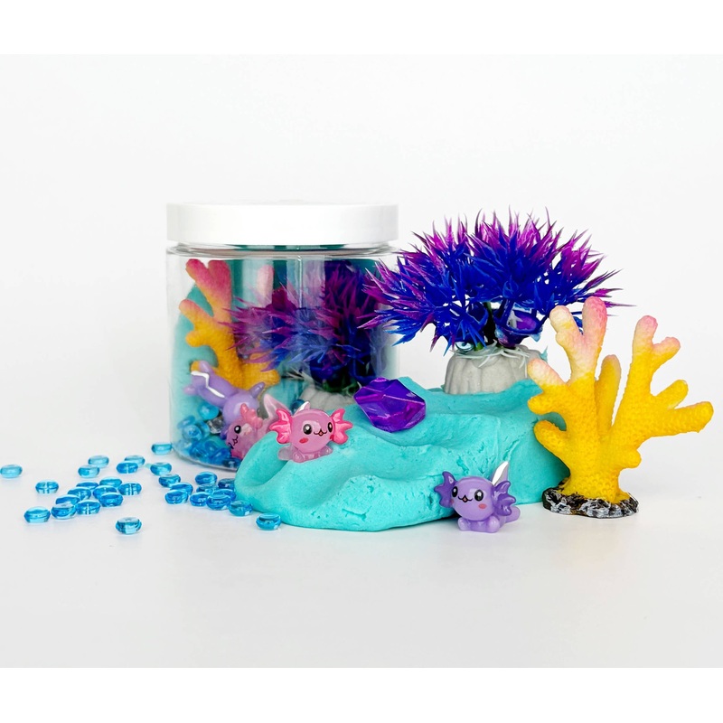 Axolotl (Blue Hawaiian) Mini Dough-To-Go