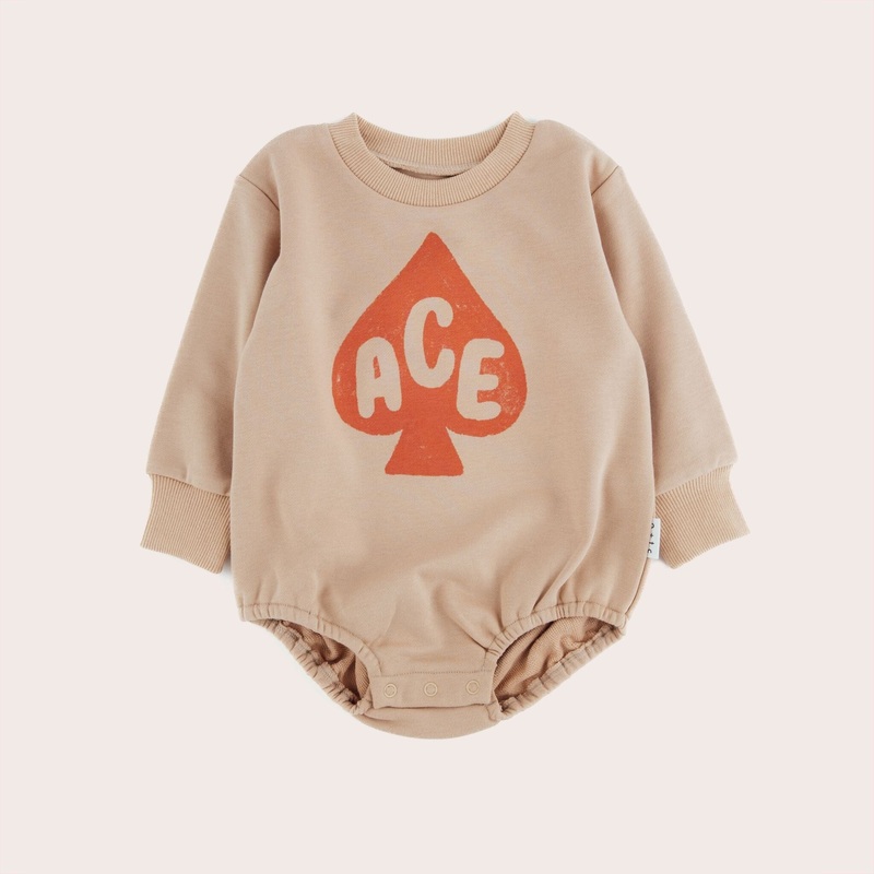 Ace of Spades Sweater Romper