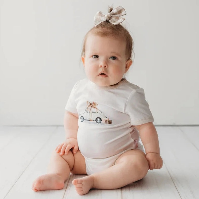 Beetle Bow Bodysuit – Eggnog