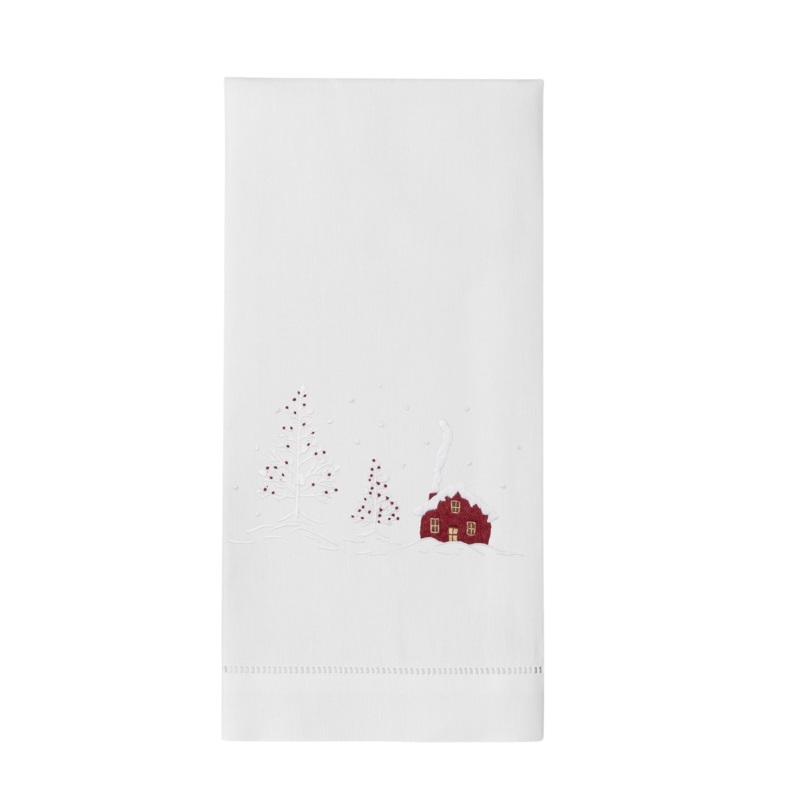 Little Red House Hand Towel