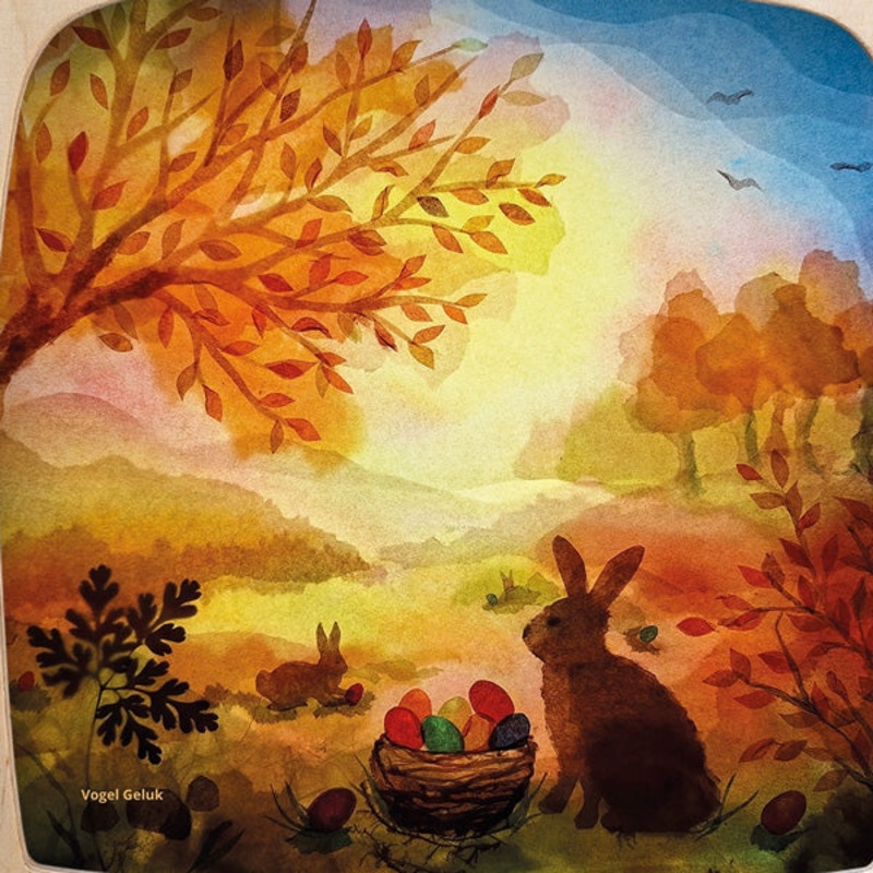 Toverlux silhouette – Vogel Geluk – Easter Basket