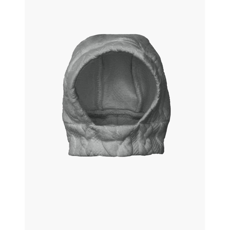 Babies Collection  Balaclava in Gray Jacquard
