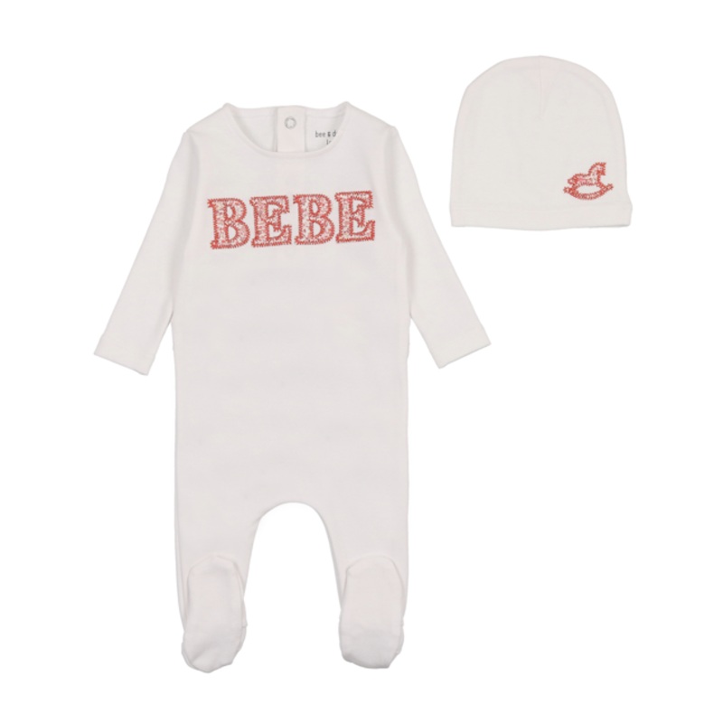 Bee & Dee Bebe Ditsy Footie & Beanie