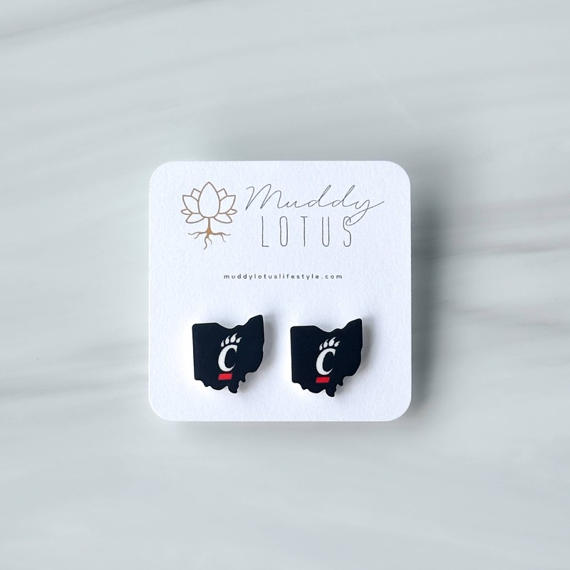 UC Bearcat Earrings