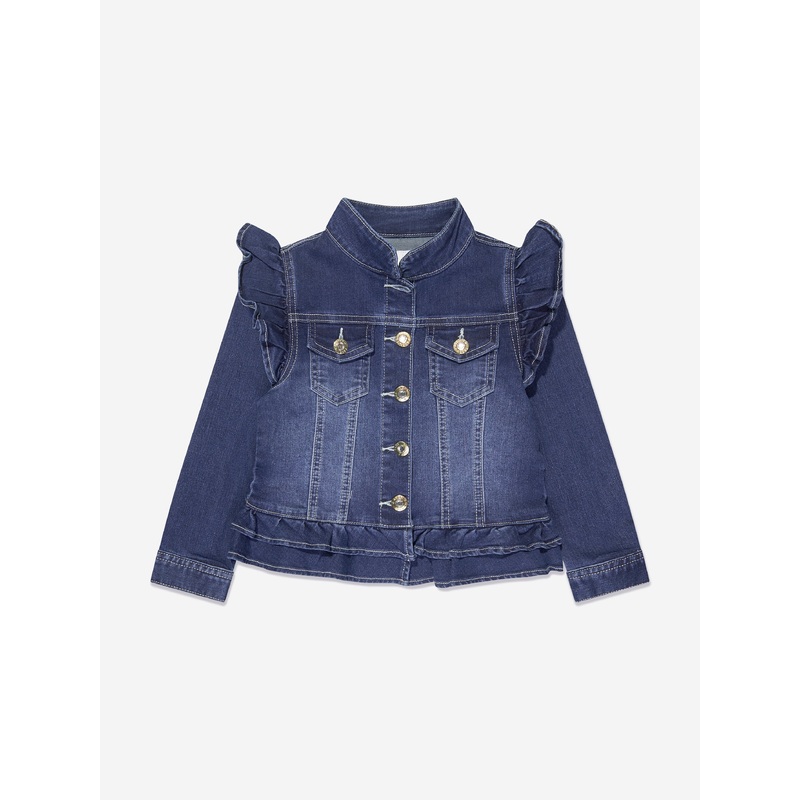 Angels Face Girls Indigo Denim Jacket in Blue