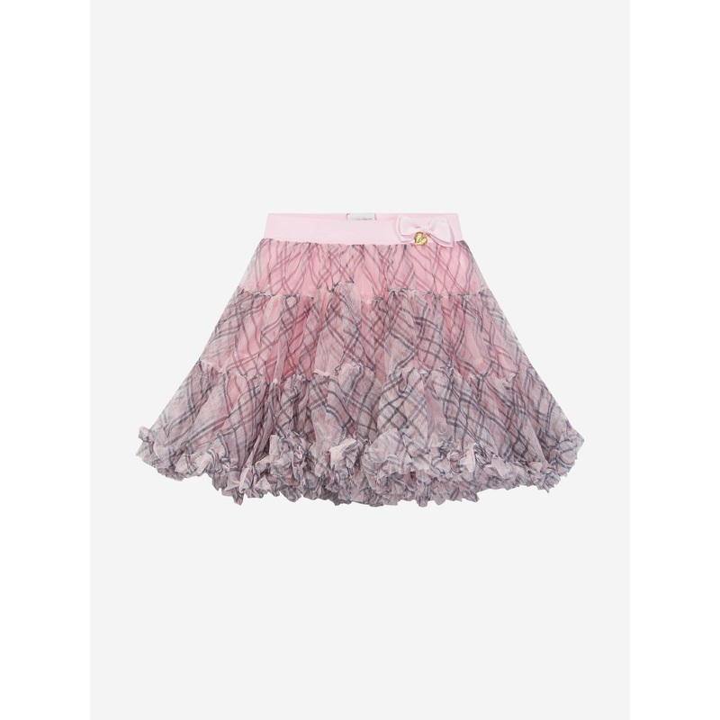 Angels Face Girls Nancy Tartan Tutu in Pink