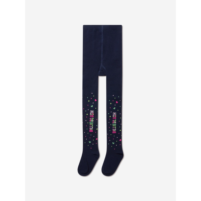 Billieblush Girls Logo Tights in Navy