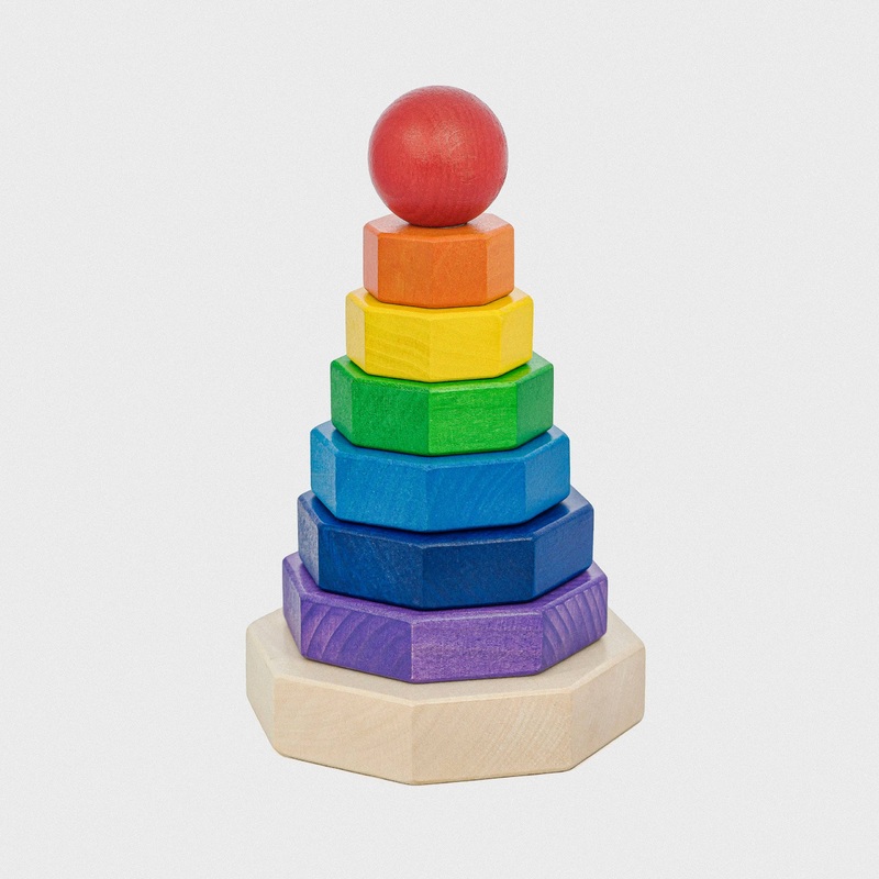 Tower With Rainbow Blocks  Octagon