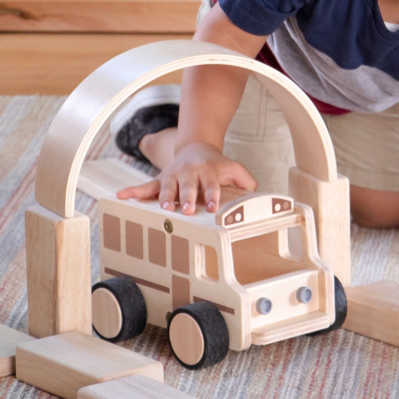 Wooden School Bus