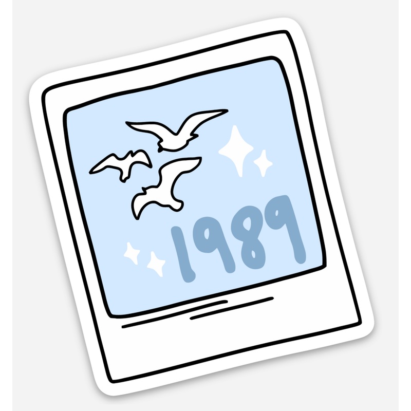 1989 Taylor Swift Polaroid Sticker