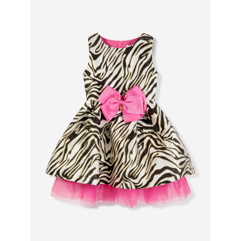 Angels Face Girls Monty Zebra Dress in Multicolour
